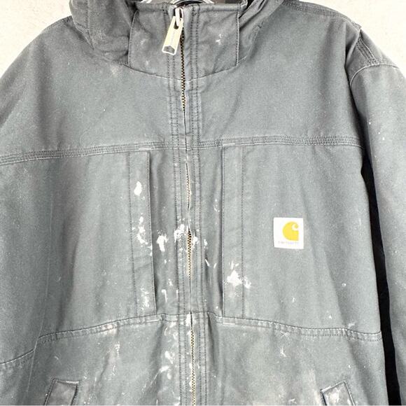 Carhartt Thrashed Distressed Full Swing Loose Fit Quick Duck Insulated Jacket L - Picture 2 of 15